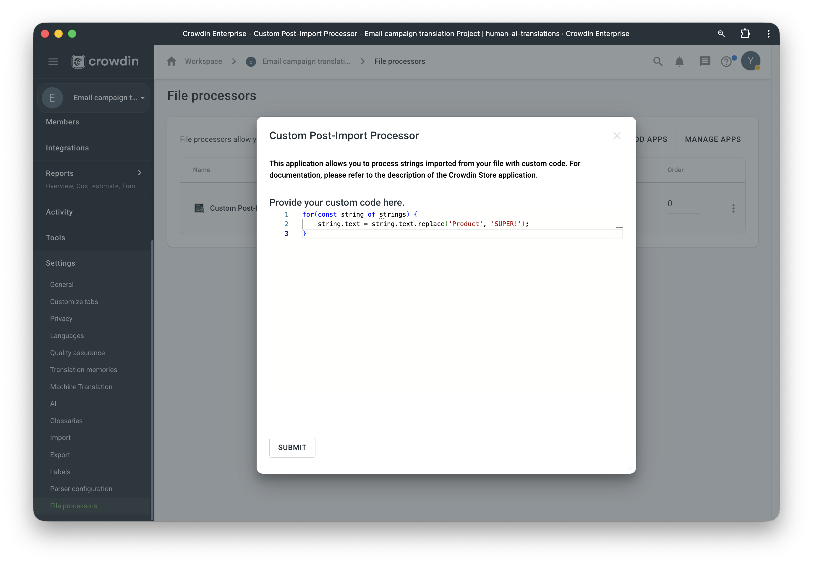 Screenshot