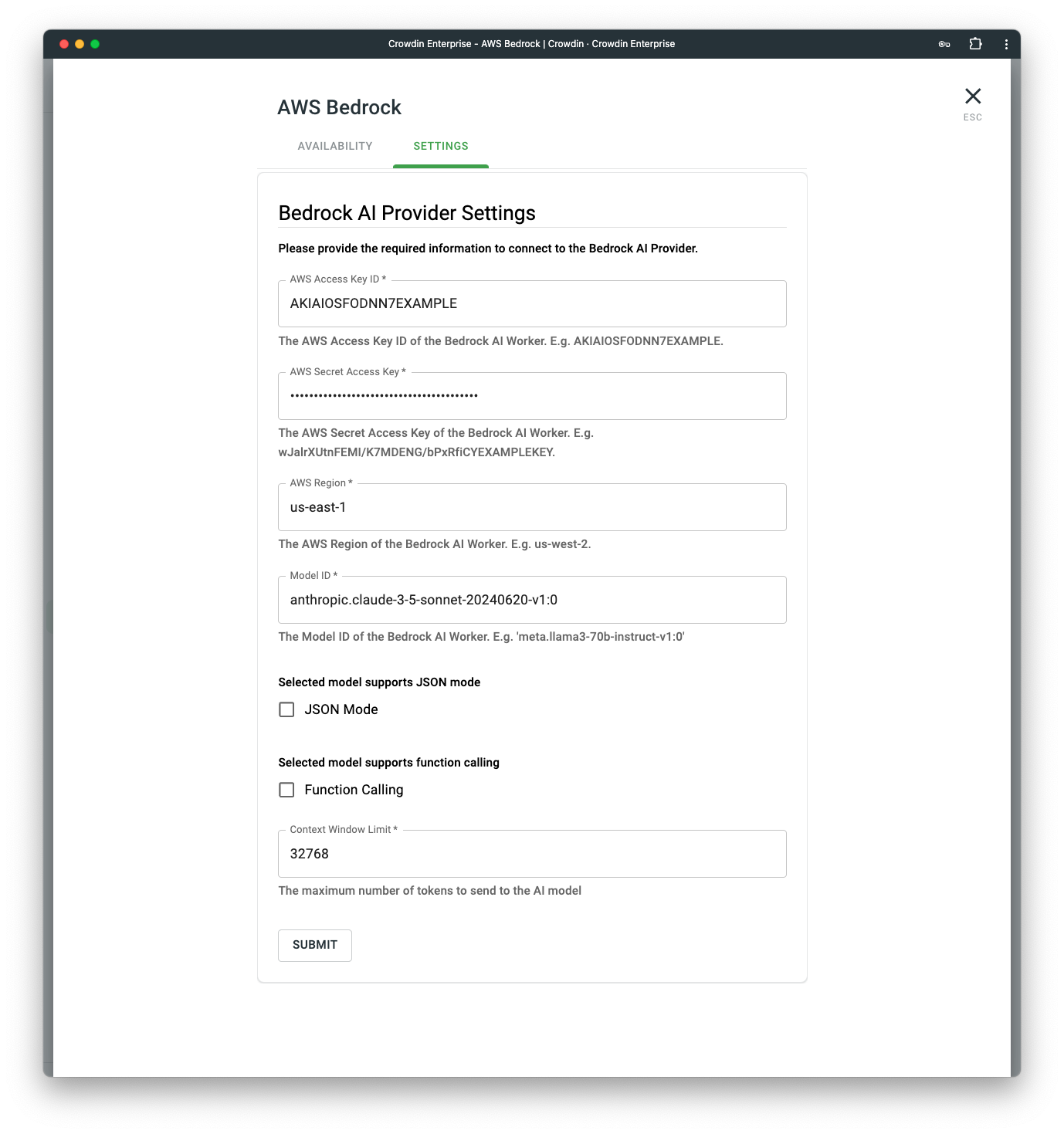AWS Bedrock in Crowdin
