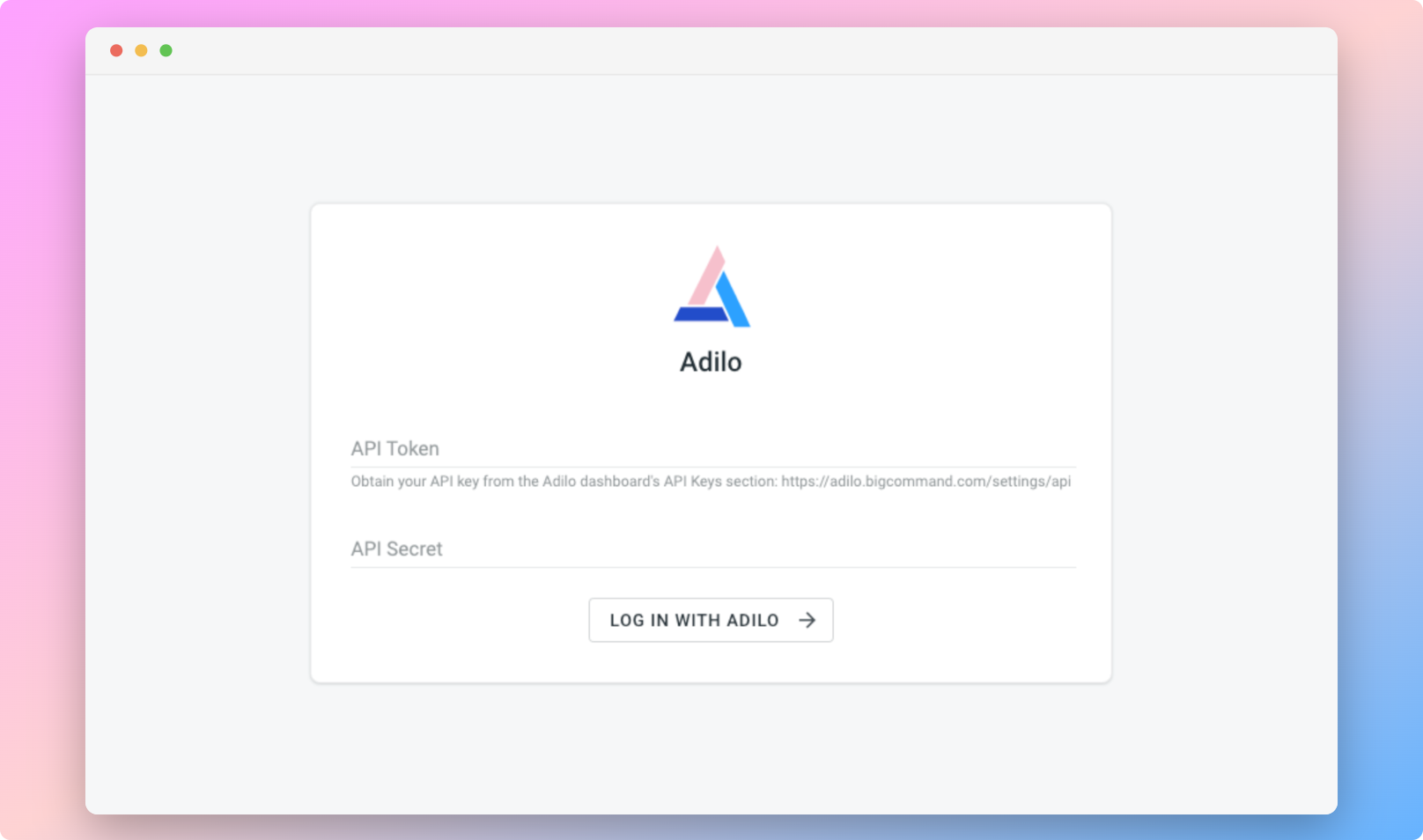 Adilo configuration. Adilo configuration