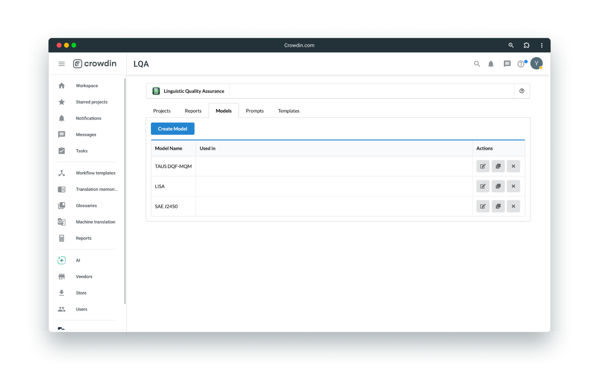 Configure LQA