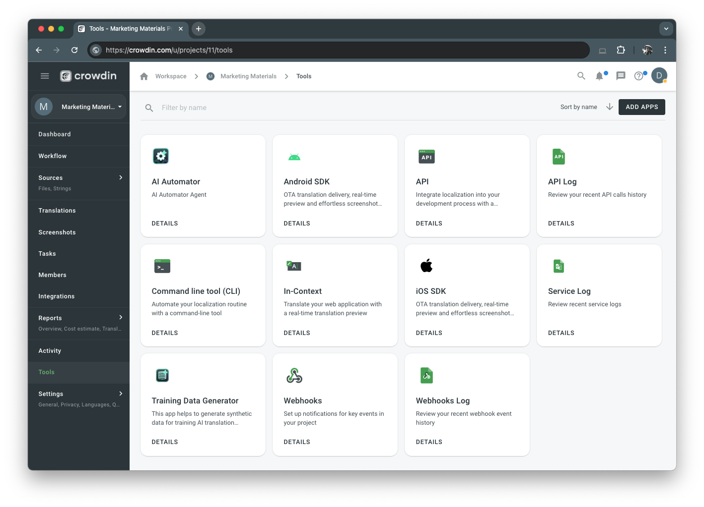 Screenshot of the setting up an AI Automator